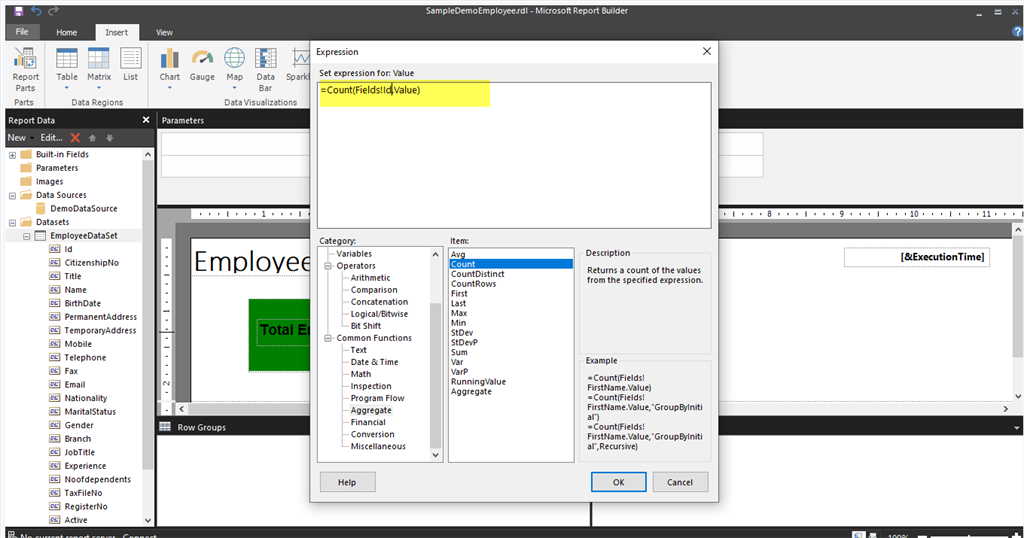 Build SSRS (RDL) Report From Microsoft Report Builder